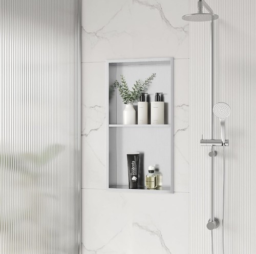 Shower niche stainless steel - shower,