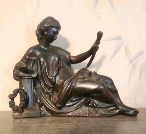 Antique ansonia clock topper - clock,