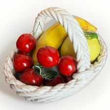 Vintage Italian Ceramic Fruit