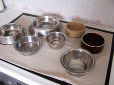 PETS - COLLECTION OF SMALL ANIMAL FEEDING BOWLS - Dog Cat Rabbit other creatures
