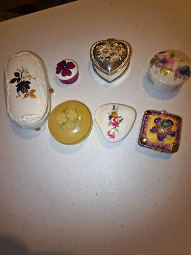 Trinket pill boxes mixed - trinket/pill,