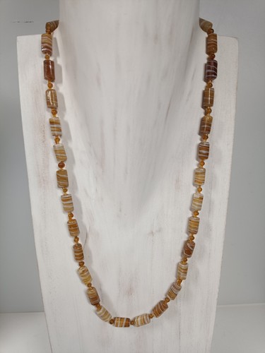 Brown white striped - brown,