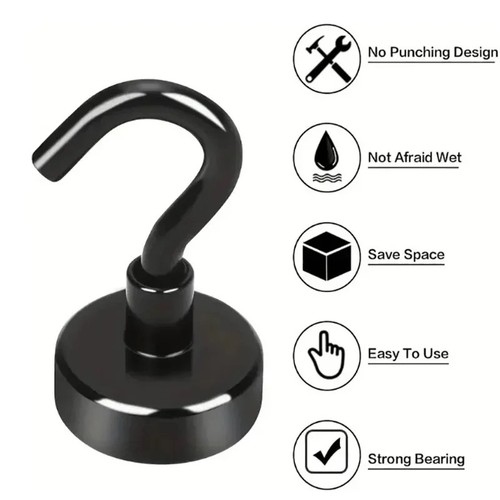 6pcs heavy duty magnetic hooks - heavy,