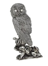 Hallmarked sterling silver owl - hallmarked,