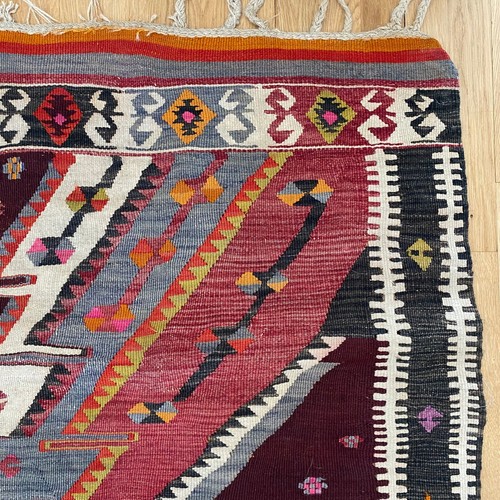 Vintage rug 5 2 red - vintage, 4