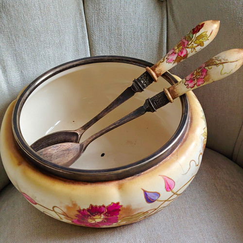 Antique large 25cm - 25cm, royal