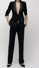 Zara  New Black Tuxedo Blazer