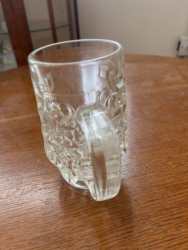 Retro dimpled beer glass - retro,