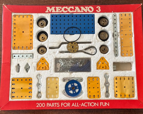 Meccano set metal - meccano,