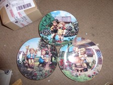 Collectors Hummel plate x 3