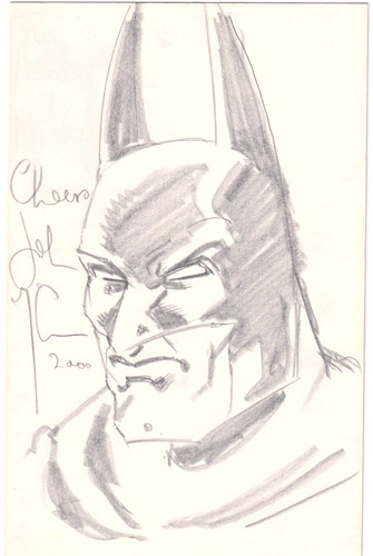 Batman original artwork sketch - original,