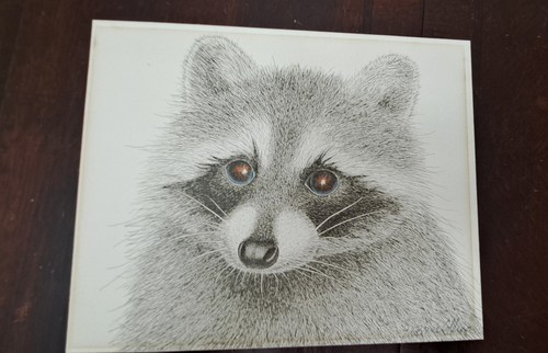 Etching wild life - life, animal