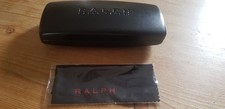 Ralph Lauren Glasses / Sunglasses/ Spectacles Hard Case + Cleaning Cloth - Black