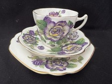 Rosina Bone China Trio. c1950