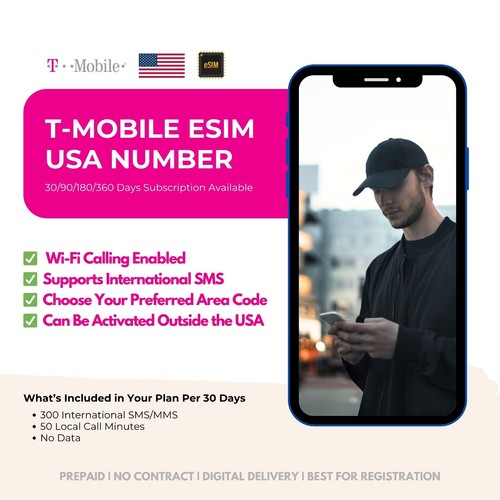 Prepaid mobile esim plan - prepaid, us