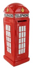 Red Telephone Box Money Box