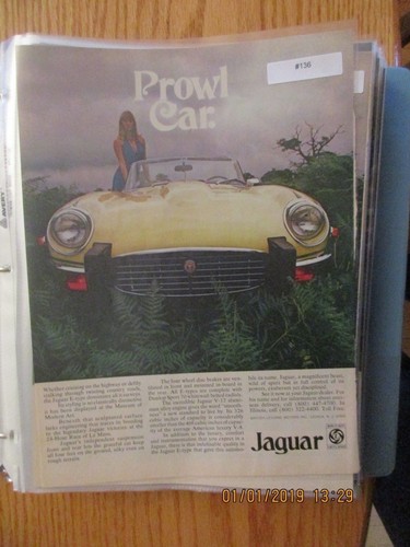 Jaguar 136 advertisement 1974 - jaguar#136,