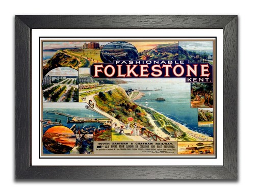 Folkestone railway vintage - railway,