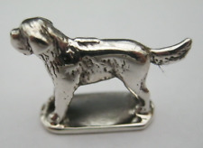 A Fabulous Study Of A St Bernard Dog Made From Solid Silver Stamped 925