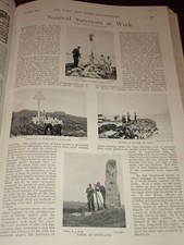 1899 NAUTICAL SURVEYORS FLAG STAFF THEODOLITE LANDMARK