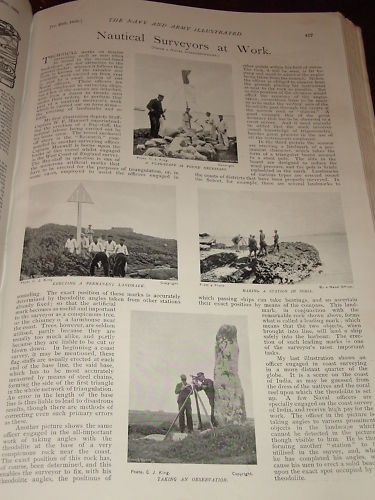 1899 nautical surveyors - nautical, flag