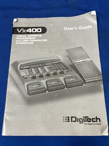 Digitech vx400 vocal effects - digitech,
