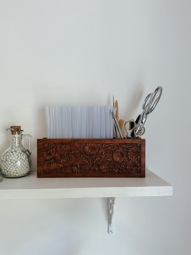 Vintage hand carved - , wooden