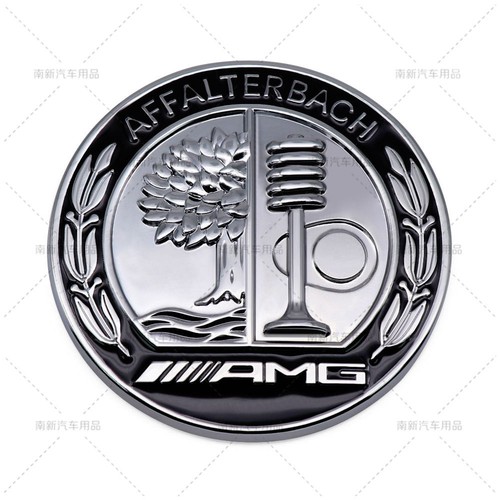 Front hood round emblem - round,