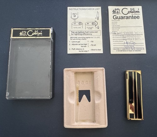 Vintage colibri lighter - vintage,