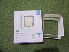 Sureflap Microchip White Pet Door Connect With Free Connect Tunnel Extender 