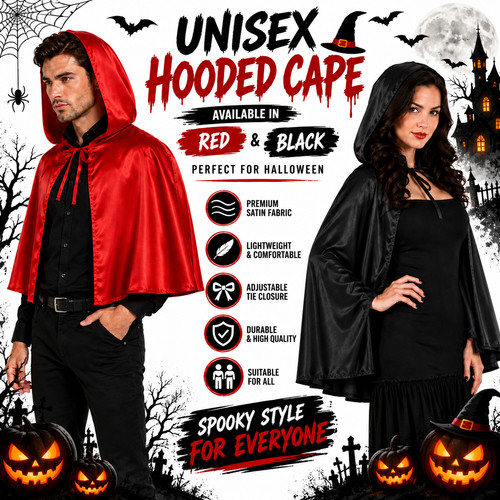 Adults unisex satin superhero - unisex,