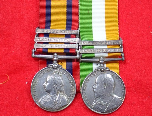 Bore war medal pair - war, queen