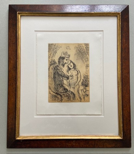 Marc chagall original etching - original,