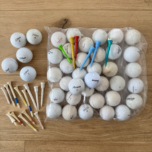 Golf balls tees - &,