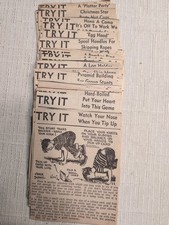 100 Vtg. 1960's "Try It"