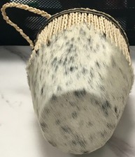 Ethnic Handmade African Drum Uganda Craft