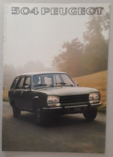 Peugeot 504 Estate Brochure