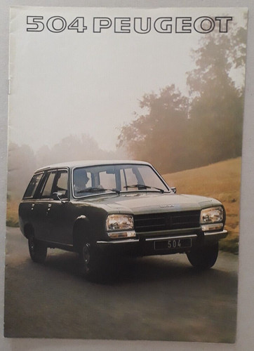 Peugeot 504 estate brochure - 504,