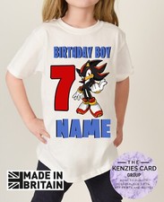 PERSONALISED SONIC SHADOW KIDS
