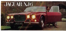 Jaguar XJ6 Series 1 1968-1970 UK Market Small Format Foldout Sales Brochure