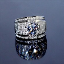 925 Sterling Silver CZ Diamond