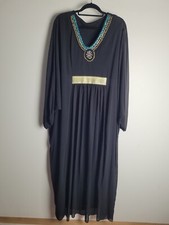 Black Beaded Arabic Ladies Abaya Size 56 Middle East Islamic Saudi