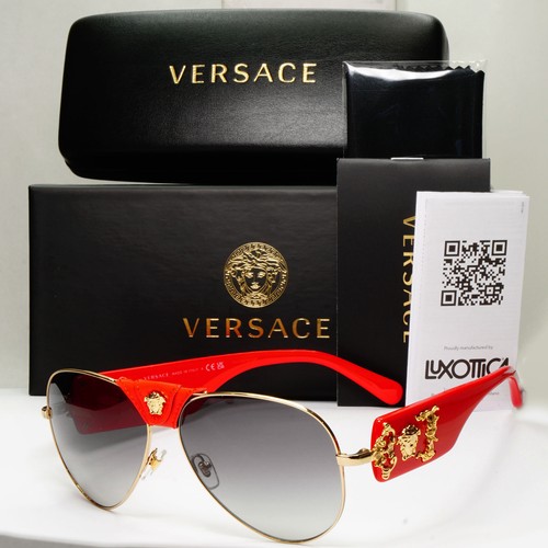Versace sunglasses red gold - sunglasses,
