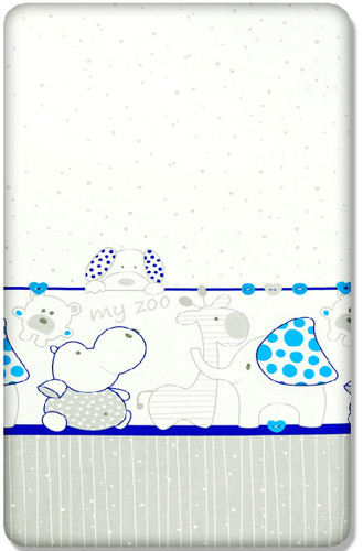 Baby fitted cot sheet 100 - cot, 100%