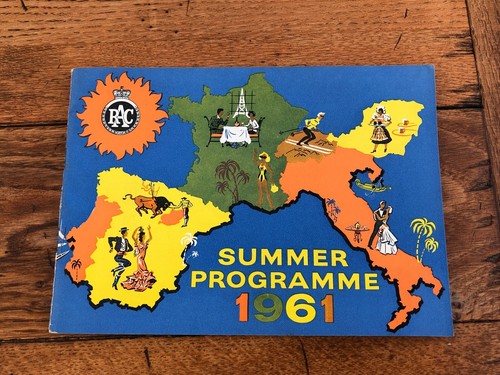 Rac summer programme 1961 - 1961, (