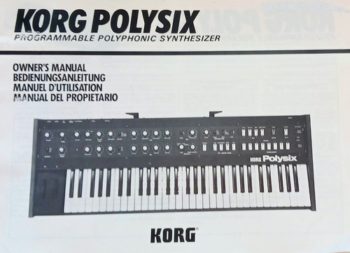 Korg polysix synthesizer - korg,