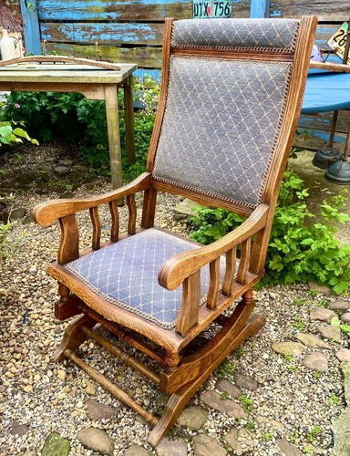 Vintage antique rocking chair - antique,