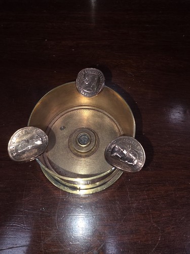 Vintage brass trench art - vintage,