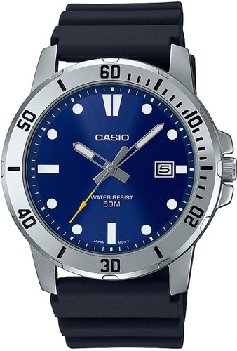 Casio enticer analog blue dial - enticer,