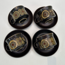 Vintage Denby Arabesque 4 Cups